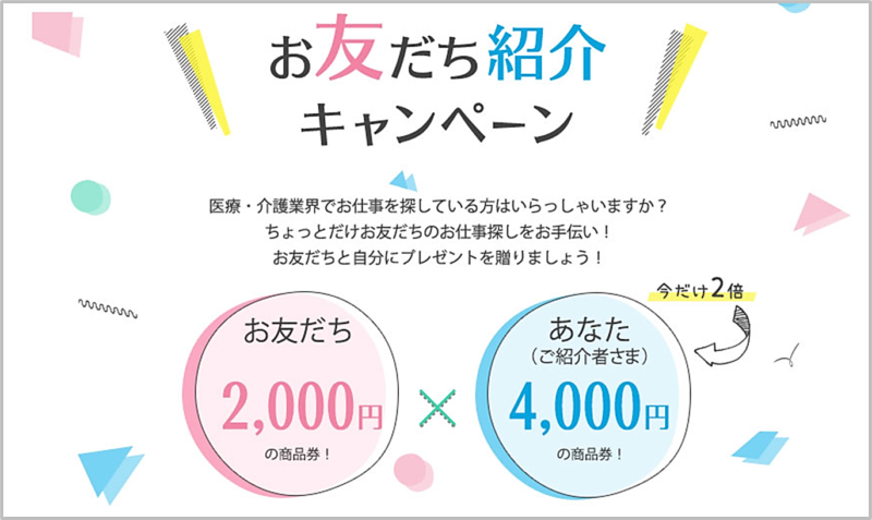 メドフィットの紹介料が貰えるお友達紹介キャンペーン