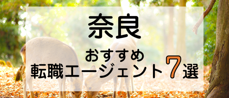 奈良のおすすめ転職エージェント7選!利用すべき転職エージェントの選び方