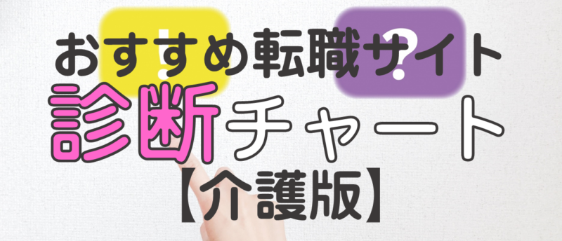 【介護版】おすすめ転職サイト診断!自分に合う転職サイトの利用で転職成功